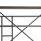 Homeroots 94" Brown Metal and Wood Four Tier Ladder Bookcase 380589 - alternate 3