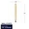 Bulbrite LED Filament 5 W Dimmable 15 Inch T9 Light Bulb with Antique Glass Finish, E26,2100K, 400Lumens, 4PK 862776 - alternate 4