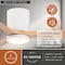 Vaxcel Maplewood, 52 in, White Flush Mount Ceiling Fan, Maple Blades, LED, Remote, DC F0137 - alternate 4