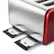Megachef 4 Slice Toaster in Stainless Steel Red MG-TS2700 - alternate 6