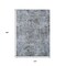 Homeroots 10' X 14' Blue And Taupe Abstract Washable Indoor Outdoor Area Rug 630530 - alternate 2