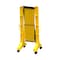 Pittman Expandable Gate Barricade, Castor Wheels with Brakes, Plastic, Yellow and Black, 11' 763656 - alternate 4