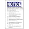 Panduit Lockout Label, 5 In. H, 3-1/2 In. W, PK5 PVS0503N458Y - alternate 1