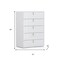 Homeroots 31 X 16" X 44" White Chest 366260 - alternate 4