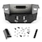 Warn Retains Factory Bumpert, Powder Coated Black Steel 101690 - alternate 1