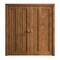 Sartodoors Sliding Closet Double Bi-fold Doors 96 x 96 inches, Ego 5006 Cognac Oak Veneer, Sturdy Tracks Mold EGO5006DBF-DKO-96x96 (4* 24x96) - alternate 1
