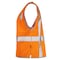 Dome75 Hi-Vis Safety Vest SM/MD Class ANSI/ISEA 107-2020 Class 2 , Zippered Front Closure 2 Pockets DV1221 - alternate 6