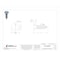 Tamper-Pruf Screws Tamper Resistant Screw, 1/2 in, Plain Finish, 18-8 Stainless Steel, Flat Head Spanner Drive, 25 PK 122070 - alternate 3