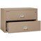 Fireking 2 Drawer, 1 Hr Fire & Impact Rated, 44" Wide Lateral Taupe 2-4422-CTA - alternate 3