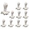 Mytee Products 250 Pcs 11in White Ball Bungee Cords for Tarp Tie Down - 5 MM Thick, 10PK BUNGEE-BALL11-WHITEx10 - alternate 1