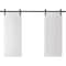 Sartodoors Double Barn Door 64 x 96 inches, BASIC 9772 White, 13FT Rail Track Set, Solid Panel Interior Door BASIC9772DB-B-SKIN-6496 - alternate 1