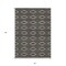 Homeroots 5' X 8' Black And Beige Geometric Washable Indoor Outdoor Area Rug 599605 - alternate 5