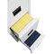 Fireking 2 Drawer, 1 Hr Fire & impact rated, 22" depth, Ltr/Lgl Arctic White 2R1822-CAW - alternate 2