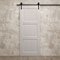 Sartodoors Modern Barn Door 32 x 80 inches, Ego 5010 Painted White Oak, 6.6FT Rail Track Heavy Hardware Set ,  EGO5010BD-B-PWO-32 - alternate 4