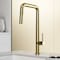 Vigo Parsons Single Handle Pull-Down Sprayer Kitchen Faucet in Matte Brushed Gold VG02031MG - alternate 3