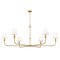 Z-Lite Tova Rubbed Brass 6 Light Chandelier 3049-62RB - alternate 5