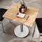 Flash Furniture Bennett 24 in x 30 in Solid Wood Indoor Tabletop in Natural with 18 in Round Dining Height GSF-REC2430-NAT-TR18S-GG - alternate 4