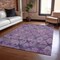 Homeroots 9' X 12' Eggplant Plum And Lavender Aztec Washable Indoor Outdoor Area Rug 615780 - alternate 6