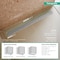 Hansgrohe RainDrain Match Classic Trim Classic 47 1/4" w/ Height Adjustable Frame in Brushed Stainless Steel 56126801 - alternate 2