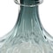 Homeroots 13" Light Blue Hammered Glass Table Vase 565470 - alternate 2
