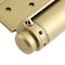 Trans Atlantic Co. 5 in. Bright Brass Double Acting Barrel Spring Square Corner Door Hinge with Fixed Pin - Pack of 2 DH-TAN5005-US3 - alternate 4
