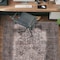World Rug Gallery Charcoal Flatweave Rug - Traditional Pattern, Washable and Easy to Maintain 4 ft x 6 ft WR172CHARCOAL4X6 - alternate 1
