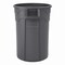 Suncast Commercial Injection Molded Utility Trash Can, 32 gal, Plastic/Resin, Gray TCU32 - alternate 4