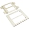 Legrand Device Bracket, 4-3/4 in W, 0.43 in H, 6 in L, Ivory V4050 - alternate 1