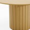 Homeroots 52" Brown Solid Wood Pedestal Base Round Top Dining Table 720989 - alternate 2