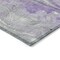Homeroots 5' X 8' Purple And Ivory Abstract Washable Indoor Outdoor Area Rug 617603 - alternate 3