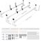 Vevor Trailer Ladder Rack Van Roof Rack for Ford Transit 150 250 350 2015-2022 BYCD-010 - alternate 3