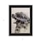 Homeroots Bear Fog 2 Black Framed Print Wall Art 405081 - alternate 2