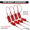Kable Kontrol Cable Tie, 9 in L, 6-1/2 in Max Bundle Dia., Red, Polymer, 20 lb Strength, 50 PK CTPT-9-50-RD - alternate 4