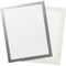 Durable Office Products DURAFRAME Self-Adhesive Magnetic Letter Sign Holder, Silver, 2PK 476923 - alternate 2