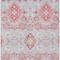 Homeroots 5' X 8' Blush Sky Blue And Brown Oriental Washable Indoor Outdoor Area Rug 597669 - alternate 4