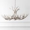 Jonathan Y Eldora 36" 8-Light Rustic Farmhouse Adjustable Resin Antler LED Chandelier, Beige JYL6319B - alternate 6