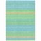 Homeroots 5' X 8' Aqua Green And Yellow Striped Washable Indoor Outdoor Area Rug 614792 - alternate 7