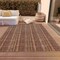 Homeroots 8' X 10' Blush Burgundy And Pink Striped Washable Indoor Outdoor Area Rug 615034 - alternate 4