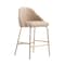 Manhattan Comfort Gracie Counter Stool  in Tan and Gold - Set of 2 2-CS019-GTN - alternate 4