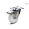 Elesa 450751 Monolithic castor wheels stainless steel bracket Technopolymerng plate bracket 450751 - alternate 1