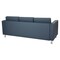 Office Star Products Pacific Sofa Couch, Blue PAC53-R105 - alternate 7