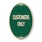 Signmission Customers Only, 12 Inch X 18 Inch Architectural Oval, Heavy Gauge Aluminum A-OV-G-1218-24494 - alternate 1