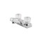 Pfister 4 in. Centerset 2-Handle Bathroom Faucet with Acrylic Handles in Polished Chrome LG143-5002 - alternate 3