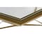 Leisuremod Malibu Modern Octagon Glass Top Coffee Table with Chrome Base, Gold MD23GG - alternate 5