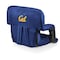 Picnic Time Family Of Brands NCAA Cal Bears Ventura Reclining Stadium Seat with Back Support - Beach Floor Chair 618-00-138-074-0 - alternate 1