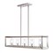 Jonathan Y Anna 38.5" Linear 5-light Metal/Glass LED Pendant, Nickel JYL7414B - alternate 6