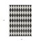 Homeroots 8' X 10' Black Geometric Washable Indoor Outdoor Area Rug 577016 - alternate 3