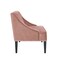 Homeroots 45in Blush And Brown Upholstered Velvet Bench 490857 - alternate 6