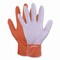 Gloveworks By Ammex Ultra Industrial Flock-Lined Nitrile Disposable Glove, Large, 8 mil Thick, 9.06" Long, Orange, 500PK GWUOFN46050 - alternate 5
