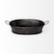 Homeroots 14" Black Metal Basket 392149 - alternate 5